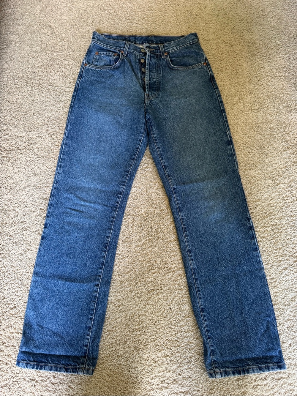 Vintage Lucky Brand button fly jeans (green label)